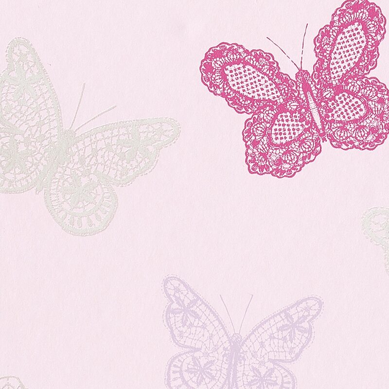 Papier peint PRINCESSES coloris rose dragée - 4MURS