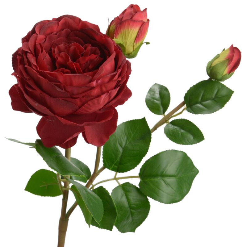 Amadeus Cades Fleur artificielle ROSE coloris rouge - 4MURS