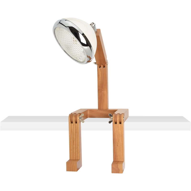 La Chaise Longue Lampe à poser LIVRE coloris gris 20 x 16 cm - 4MURS