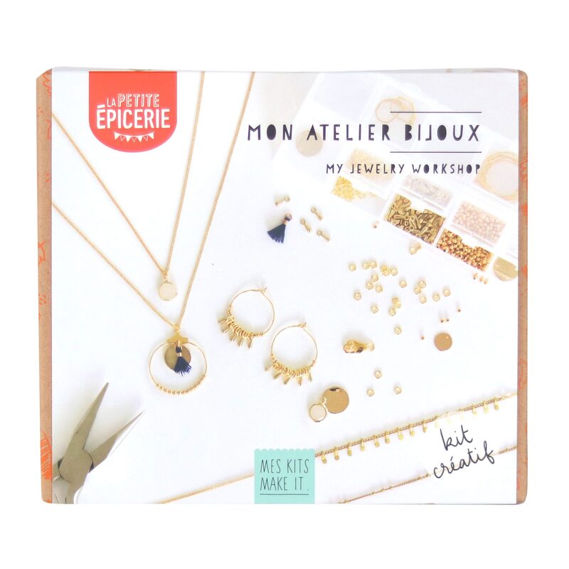 Kit bijoux La petite épicerie - Mon Bracelet perlé multirang blanc, idées  cadeaux kit créatif bijoux
