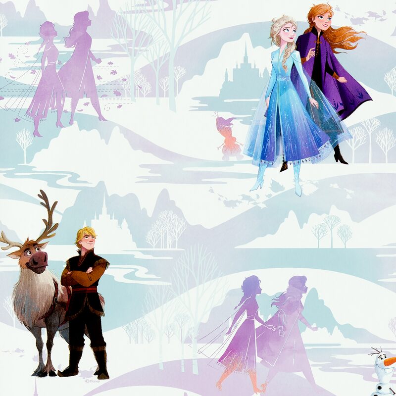 Papier Peint Intissé La Reine des Neiges 2 Disney Elsa et l'esprit