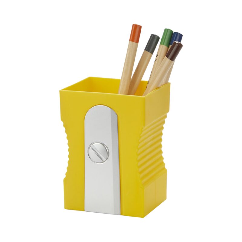 Balvi Pot à crayons TAILLE CRAYON coloris jaune - 4MURS