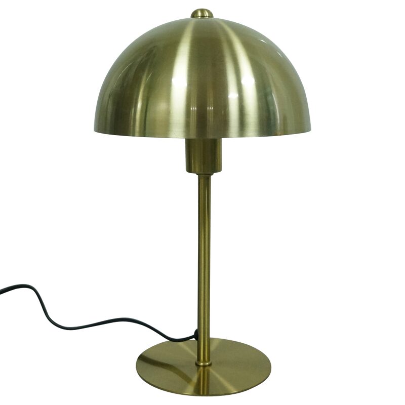 Lampe à poser LED en métal doré 18cm