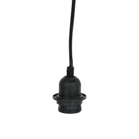 Cable électrique pour suspension, plafonnier ou cable simple, Noir