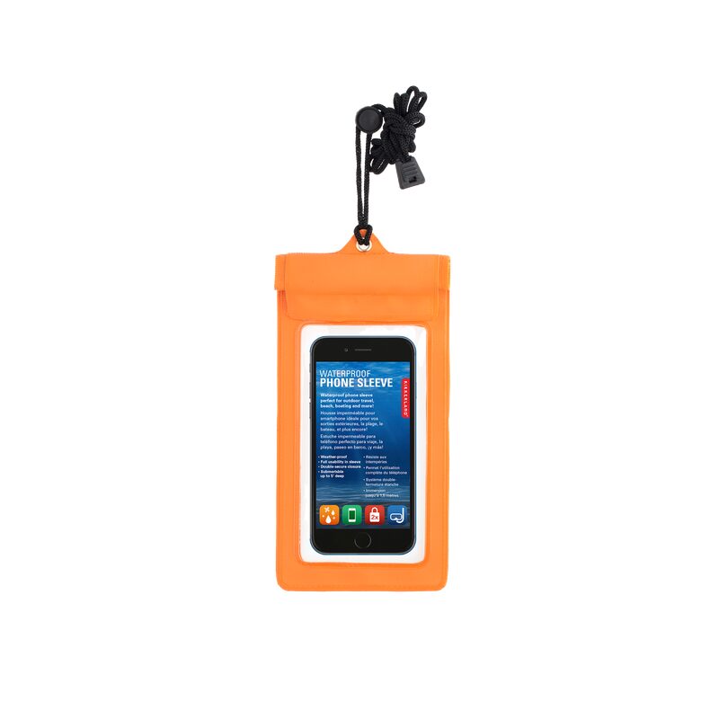 Kikkerland Porte-téléphone POCHETTE POUR SMARTPHONE WATERPROOF orange