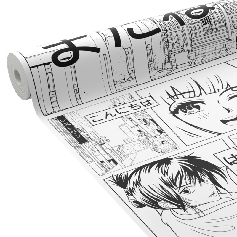 Papier peint Mangas - Décor planche de Manga